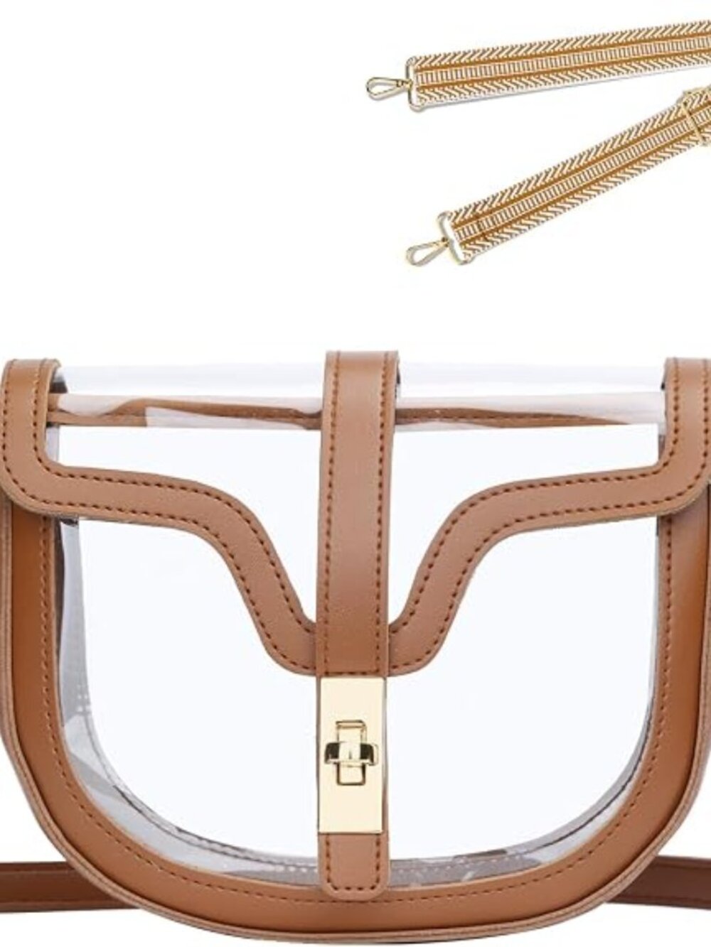 Clear Purse for Women Crossboy Bag Stadium Approved